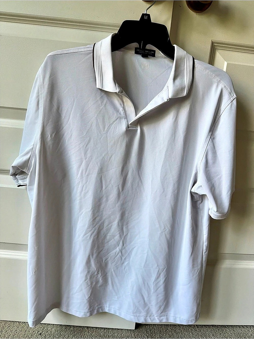 Peter Millar Men's Polo White Size Large Like New